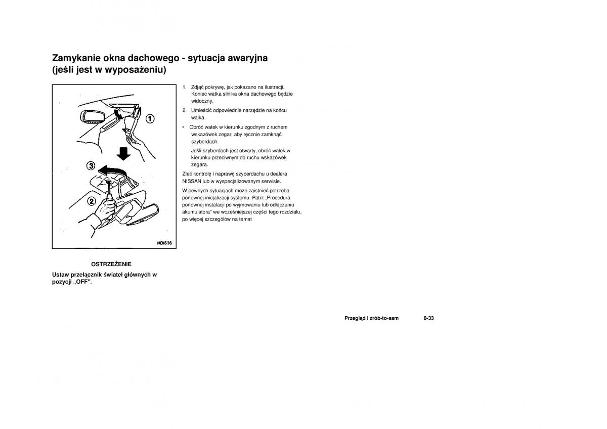 Nissan Navara III 3 instrukcja obslugi / page 255