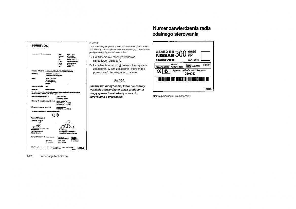 Nissan Navara III 3 instrukcja obslugi / page 272