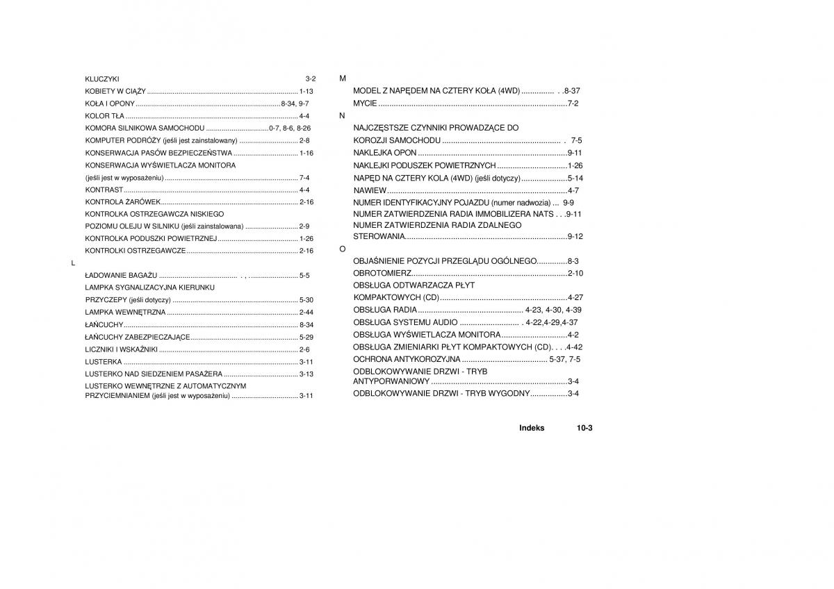 Nissan Navara III 3 instrukcja obslugi / page 277