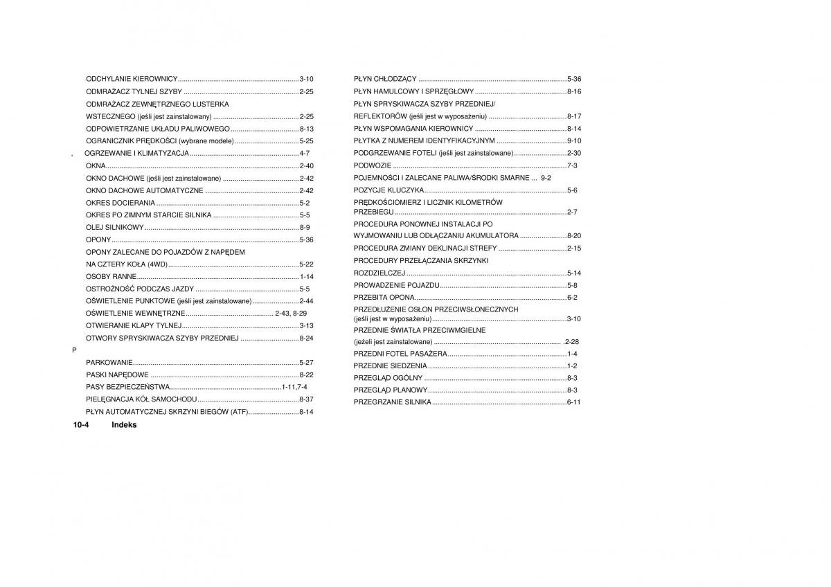 Nissan Navara III 3 instrukcja obslugi / page 278