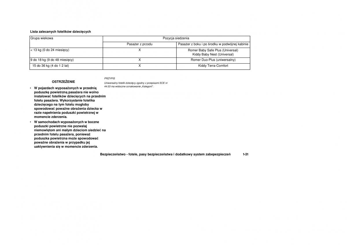 Nissan Navara III 3 instrukcja obslugi / page 43