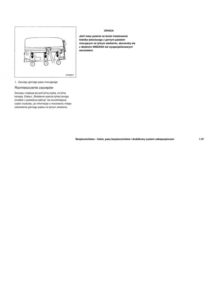 Nissan Navara III 3 instrukcja obslugi / page 49