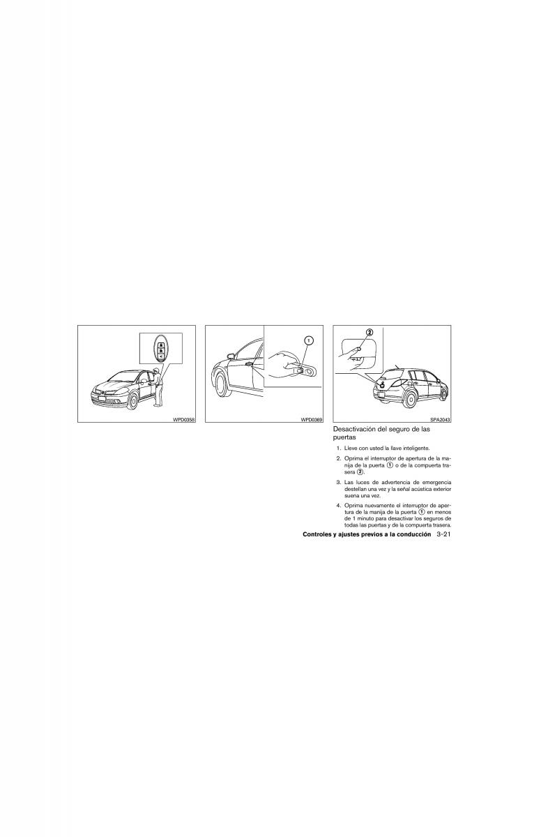 Nissan Tiida Versa I 1 manual del propietario / page 145