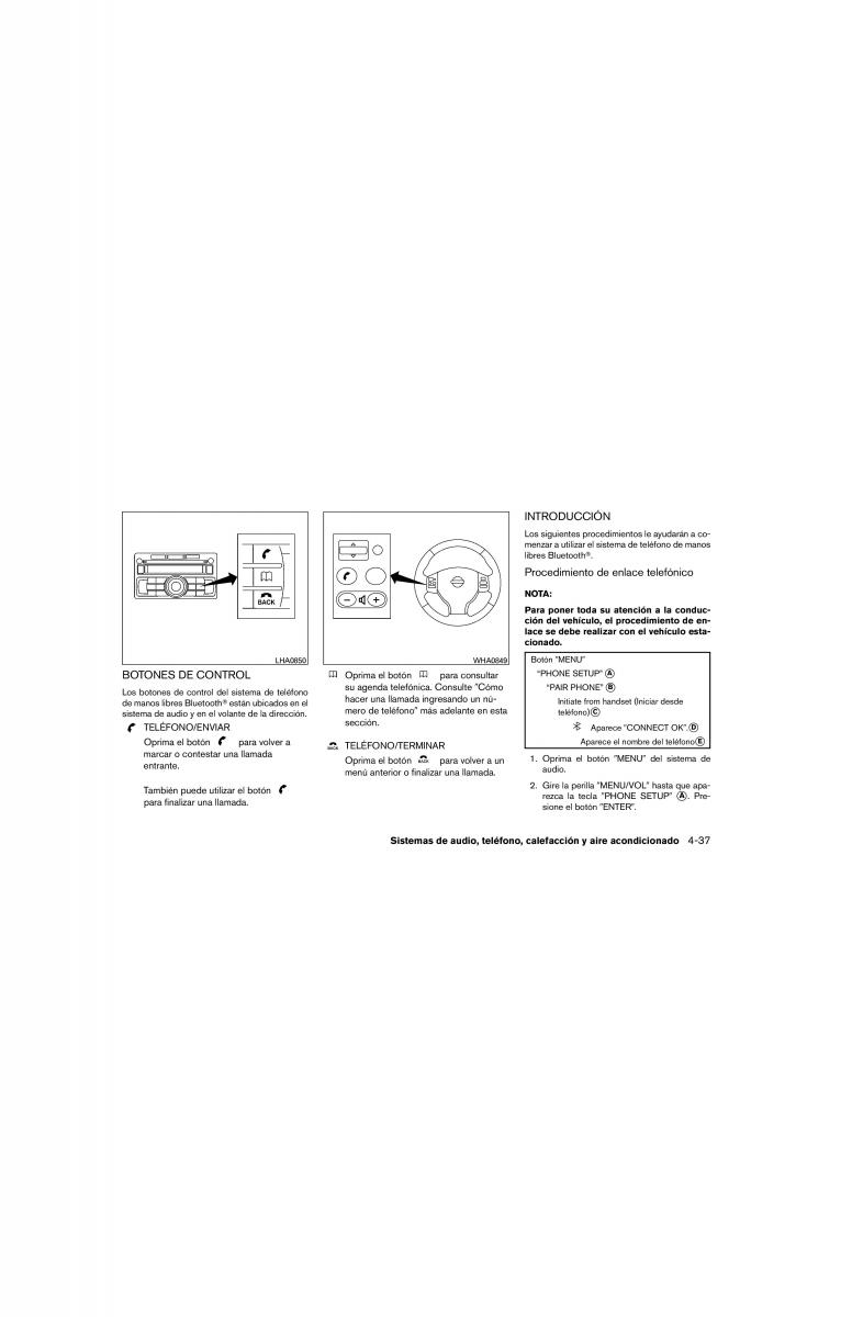 Nissan Tiida Versa I 1 manual del propietario / page 207