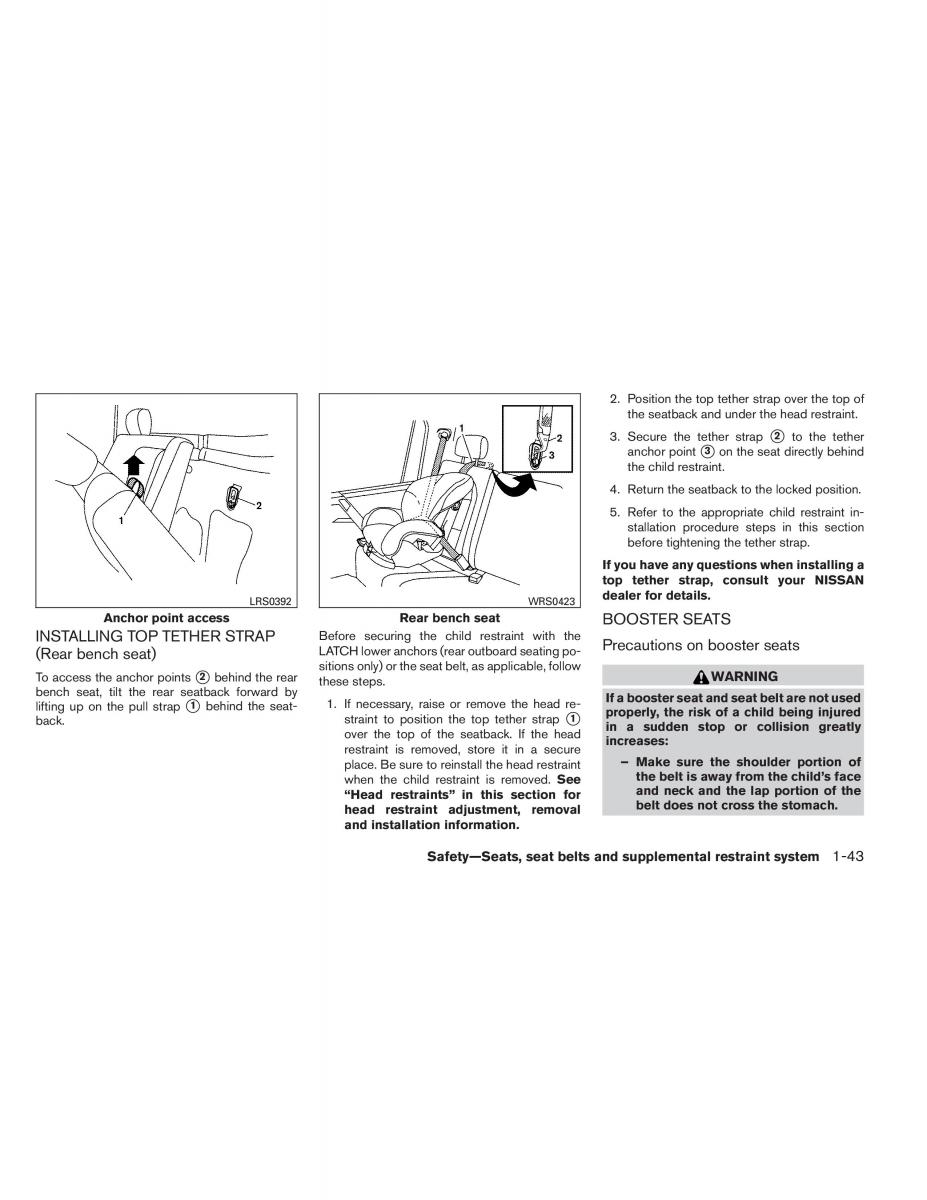 Nissan Titan I 1 owners manual / page 60