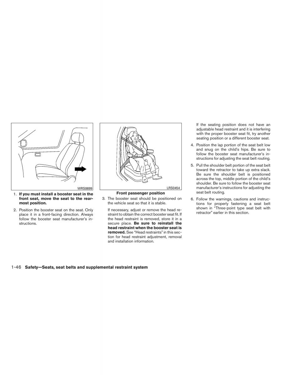 Nissan Titan I 1 owners manual / page 63