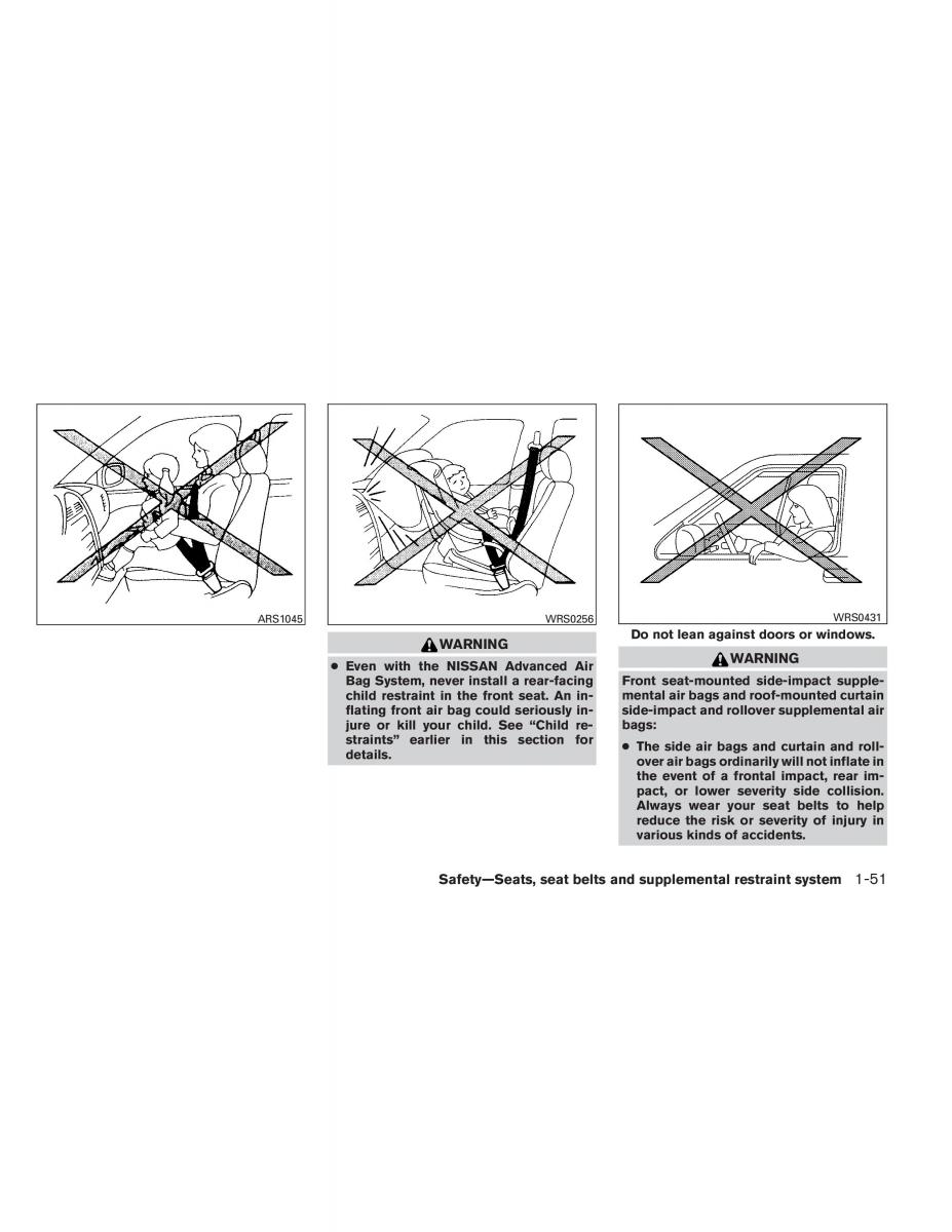 Nissan Titan I 1 owners manual / page 68