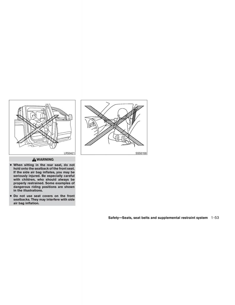 Nissan Titan I 1 owners manual / page 70