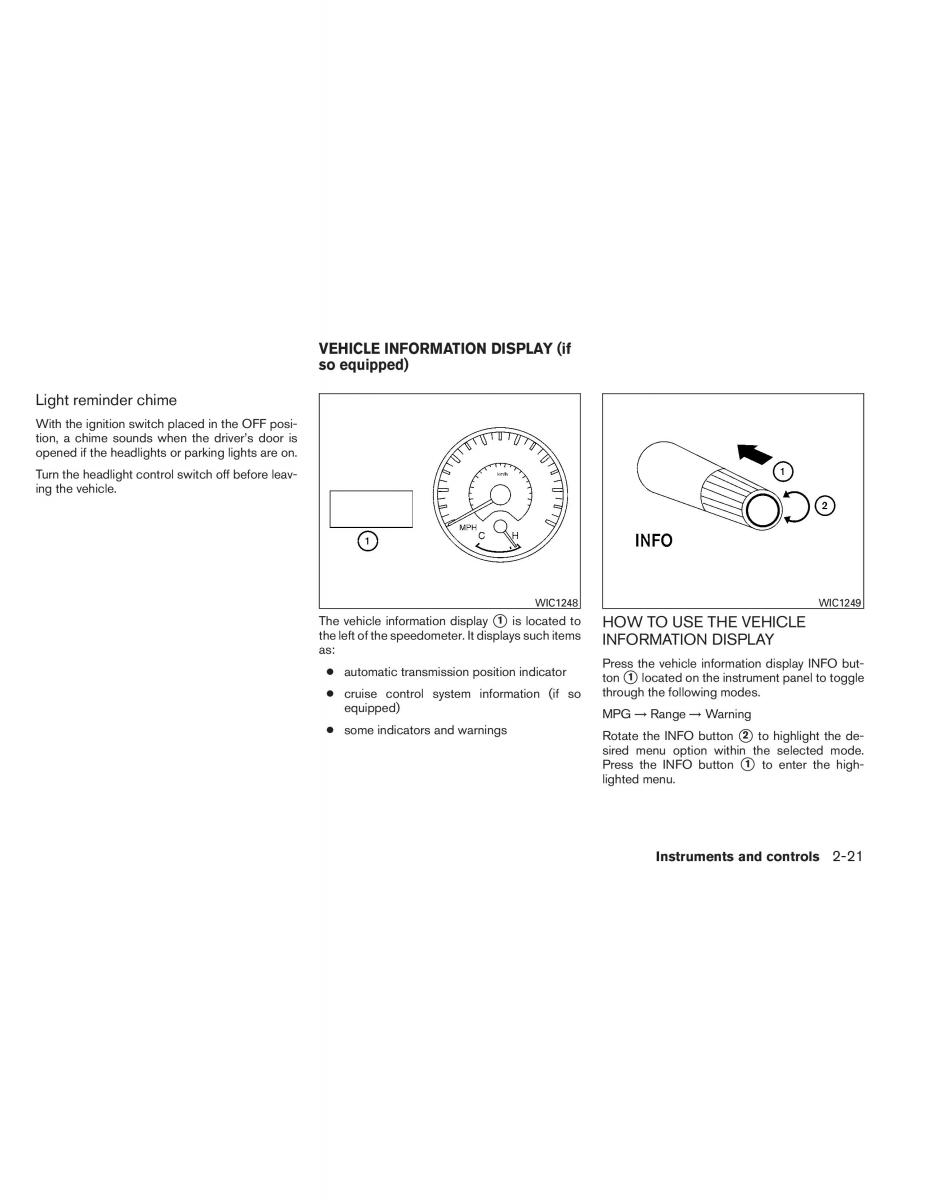 Nissan Titan I 1 owners manual / page 102