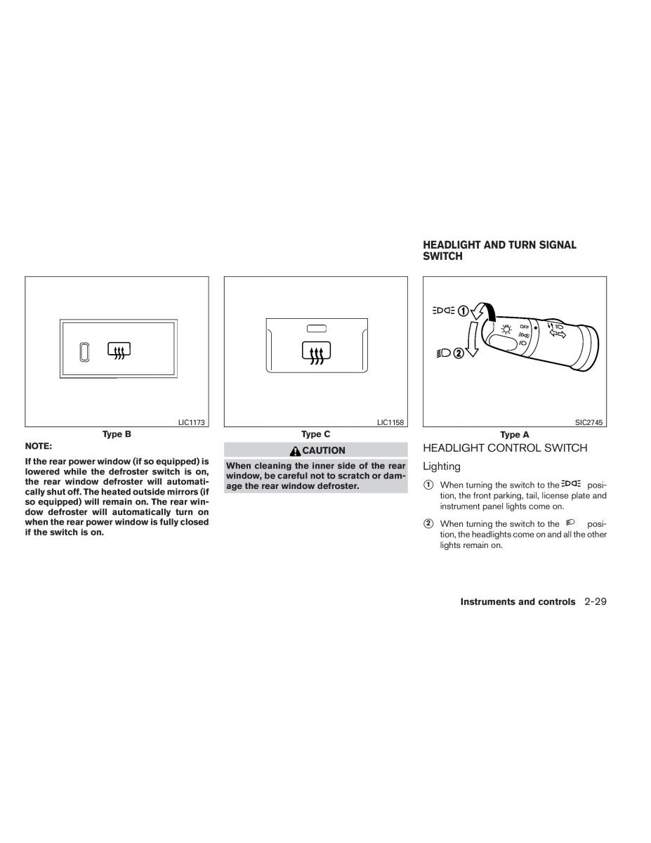 Nissan Titan I 1 owners manual / page 110