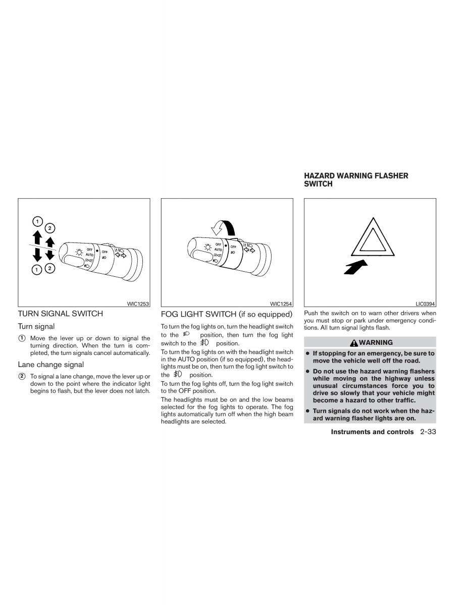 Nissan Titan I 1 owners manual / page 114