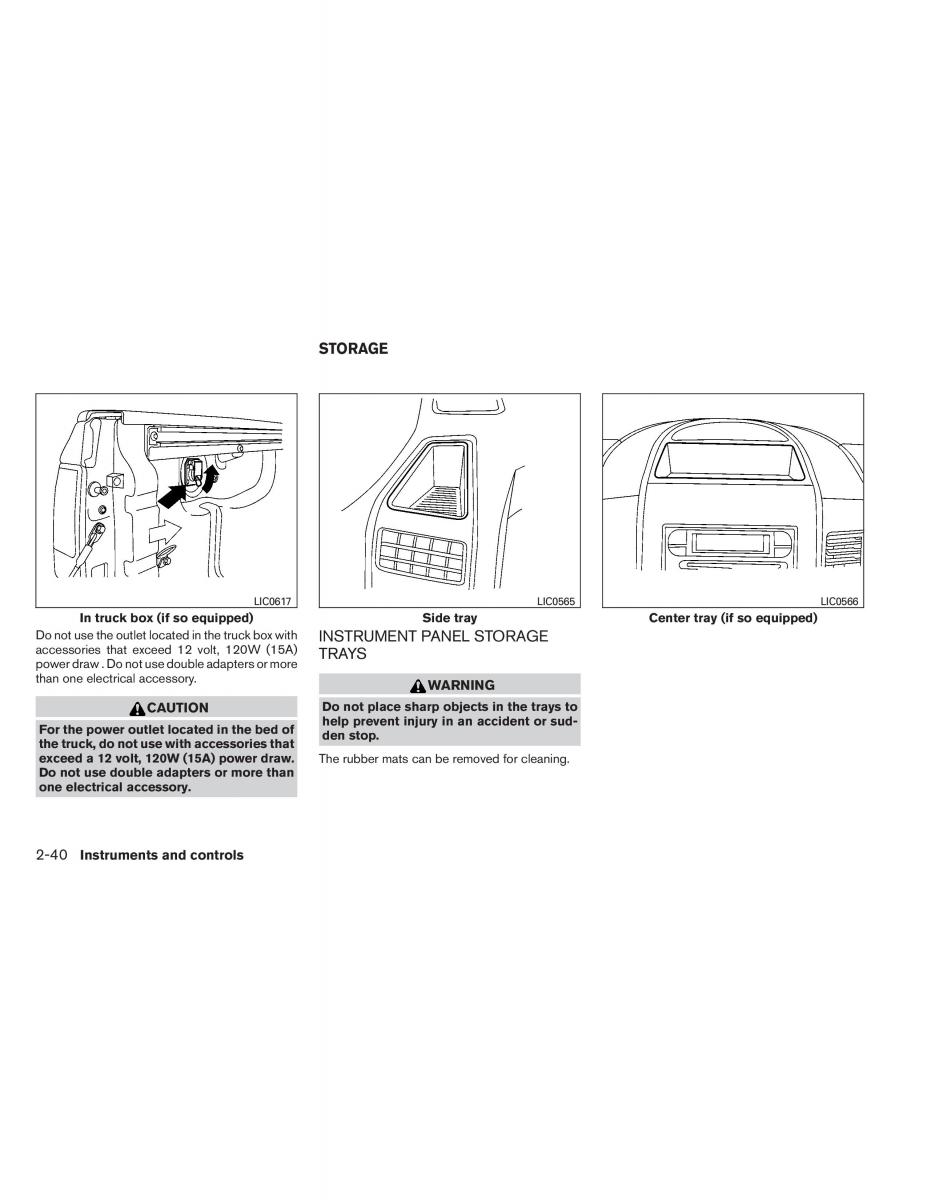 Nissan Titan I 1 owners manual / page 121