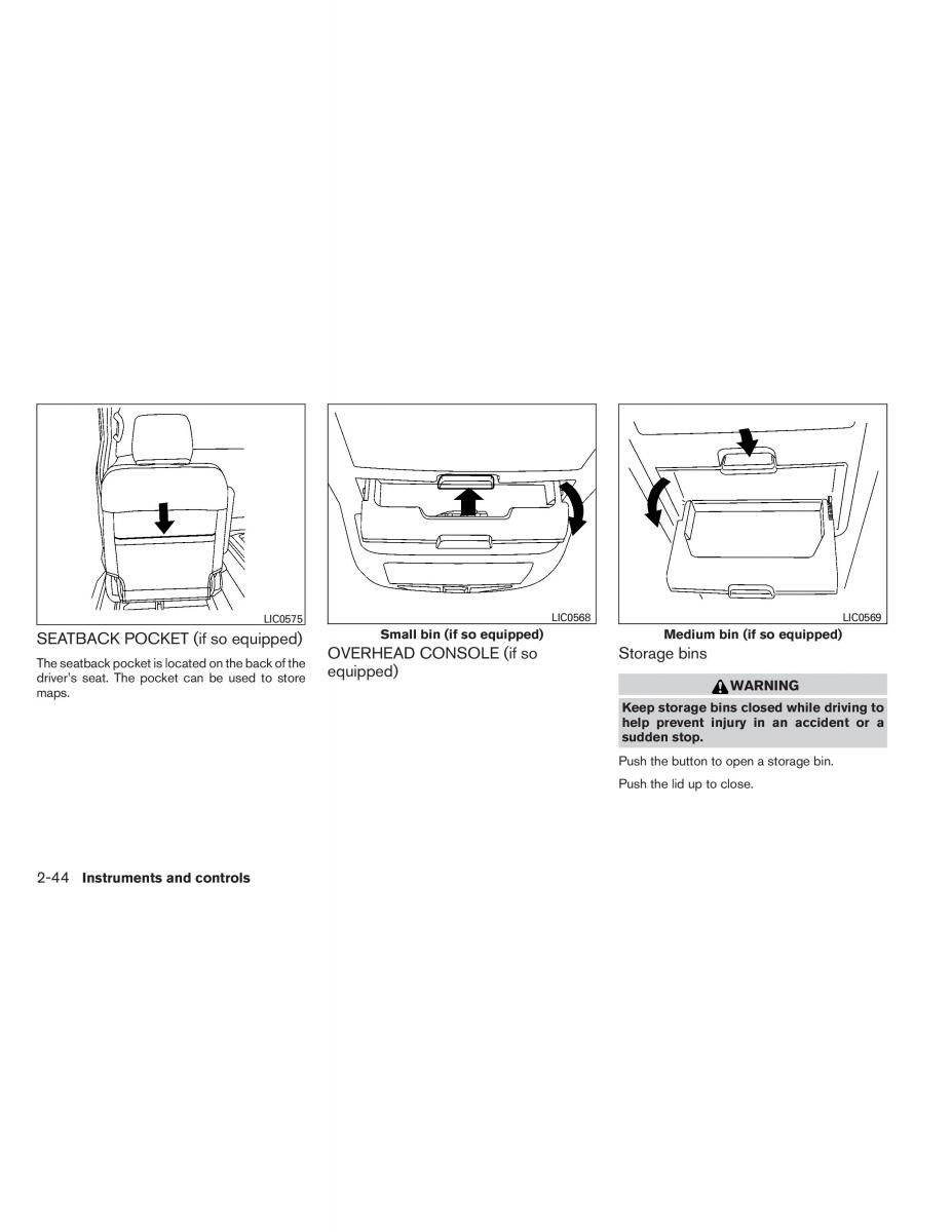 Nissan Titan I 1 owners manual / page 125