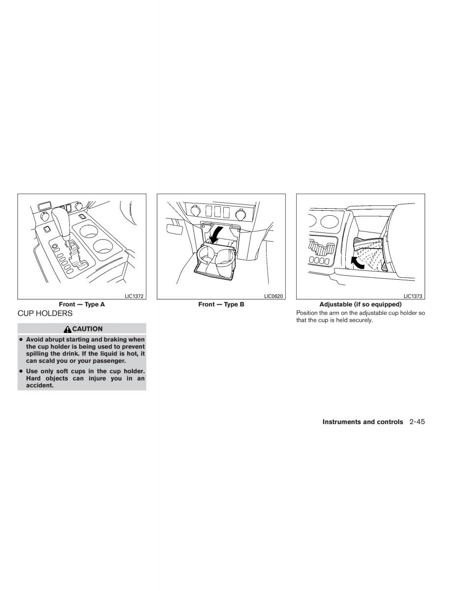 Nissan Titan I 1 owners manual / page 126