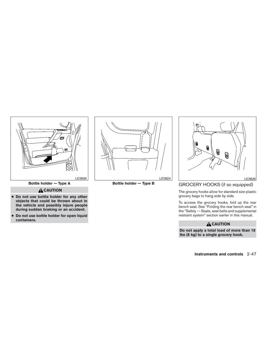 Nissan Titan I 1 owners manual / page 128