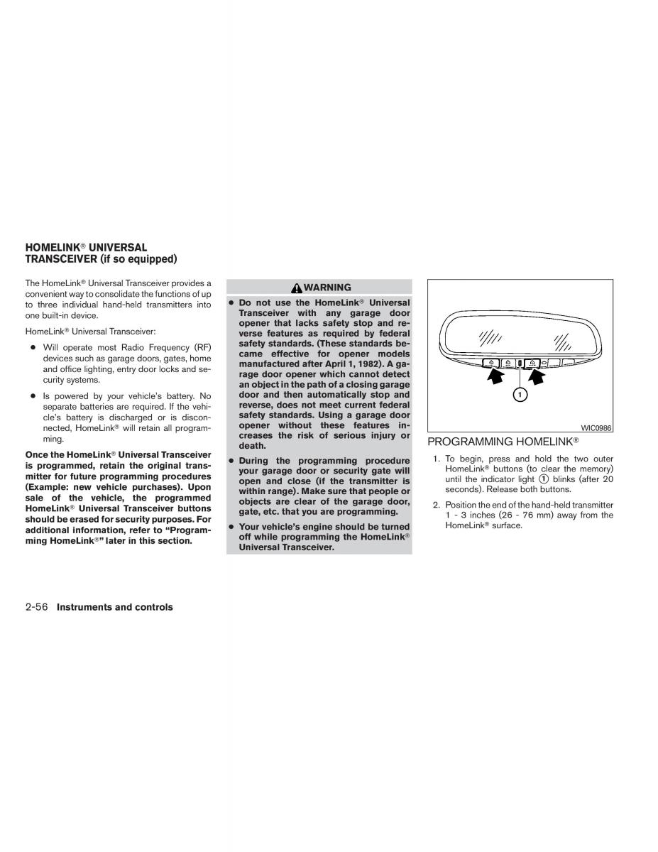 Nissan Titan I 1 owners manual / page 137