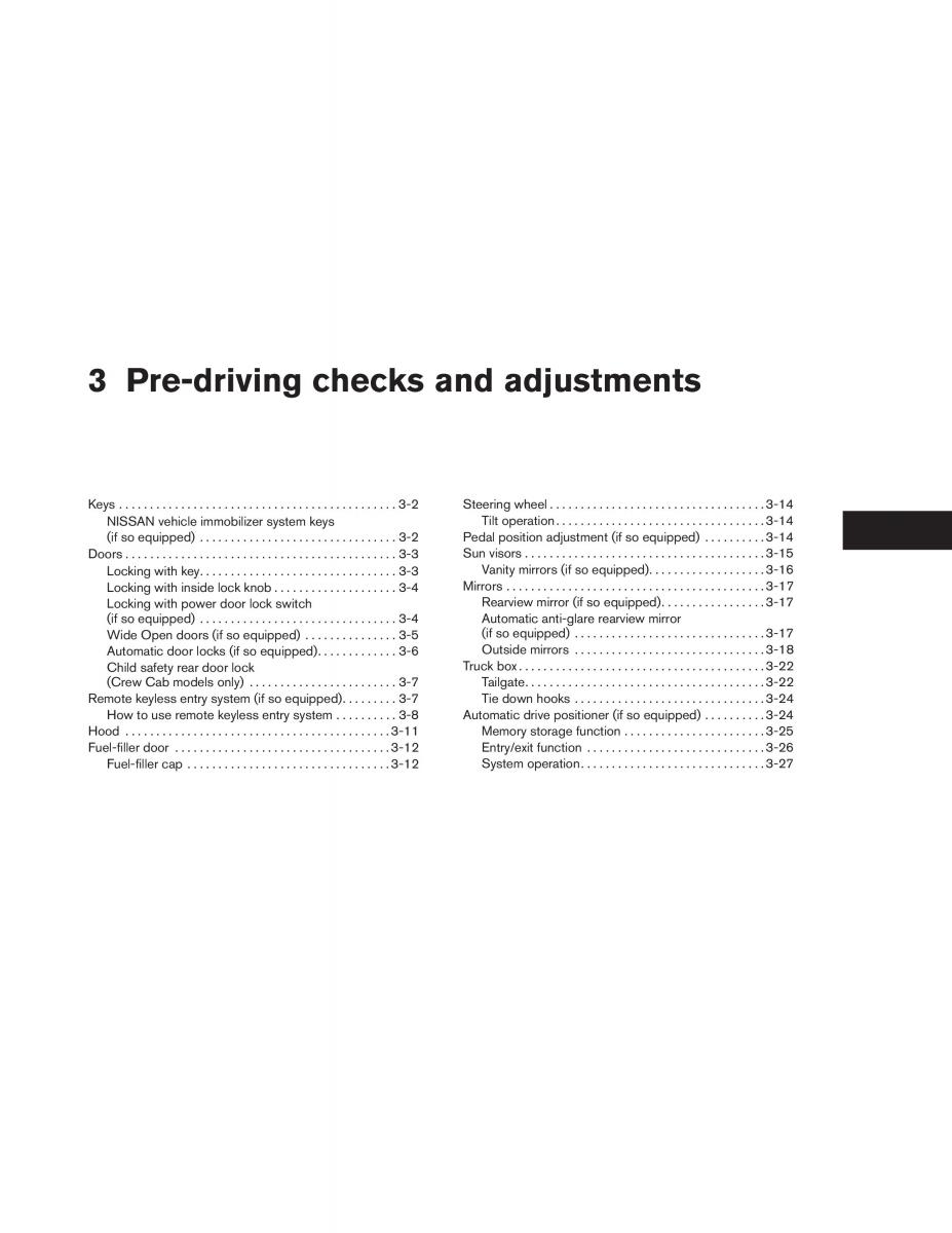 Nissan Titan I 1 owners manual / page 142