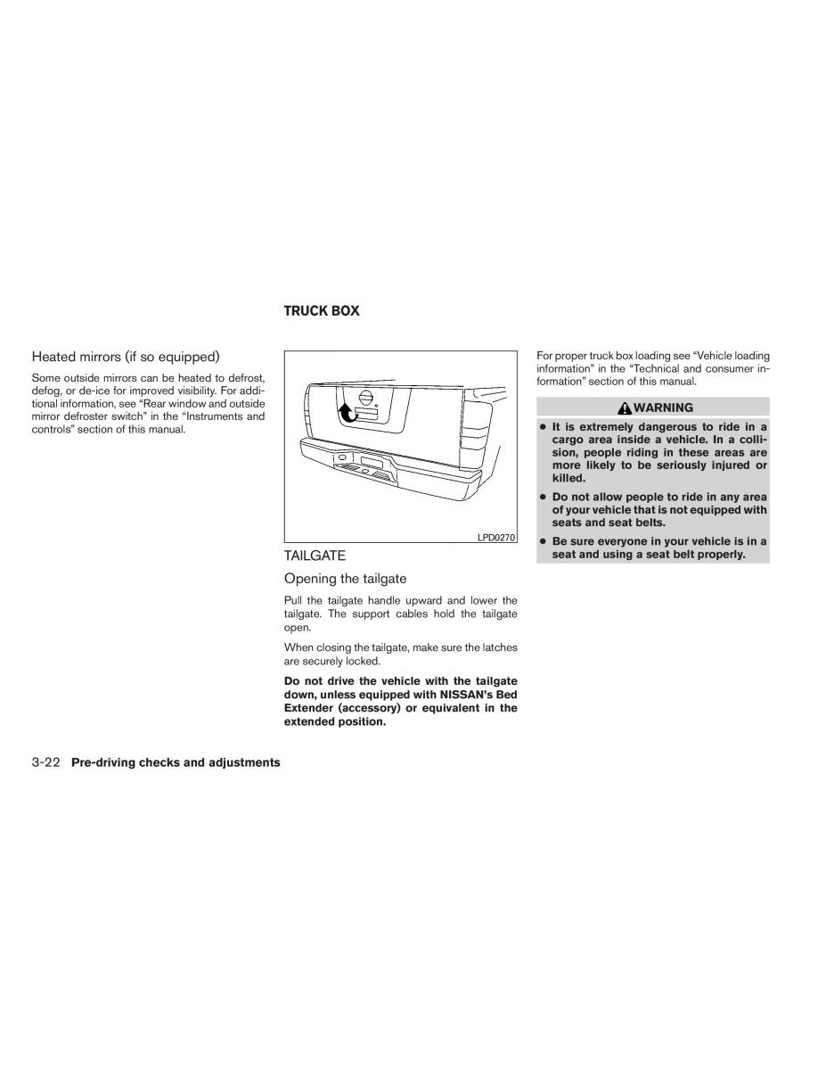 Nissan Titan I 1 owners manual / page 163