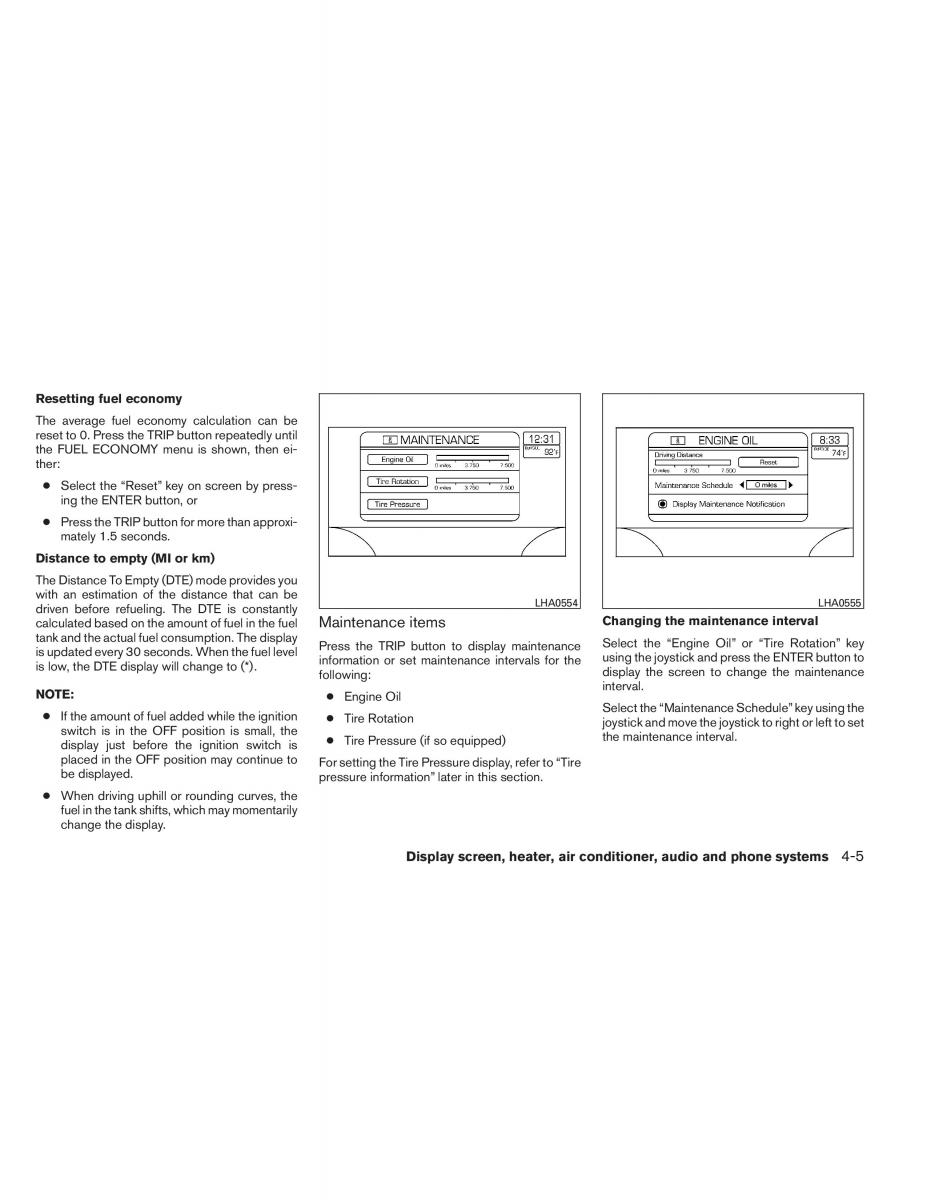 Nissan Titan I 1 owners manual / page 174