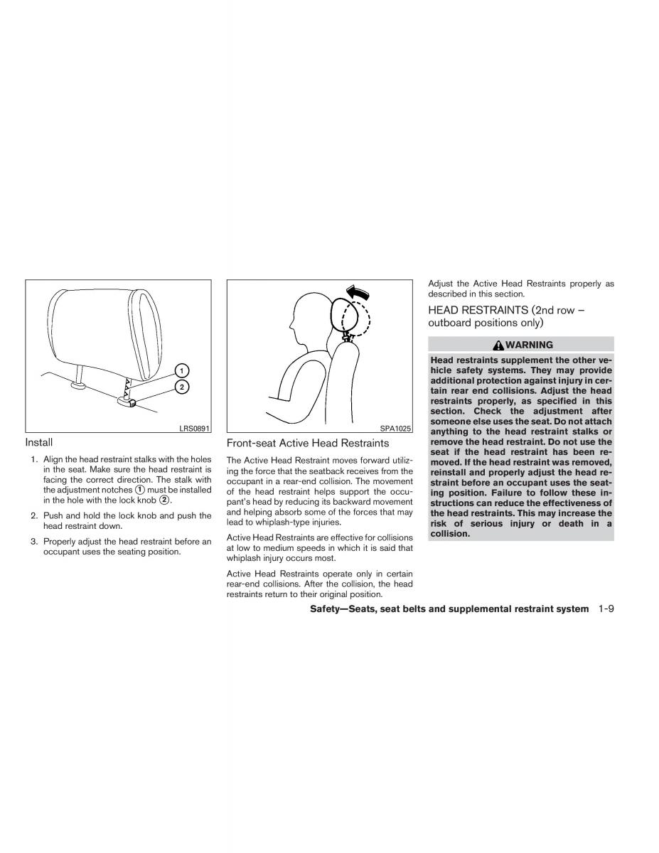 Nissan Titan I 1 owners manual / page 26