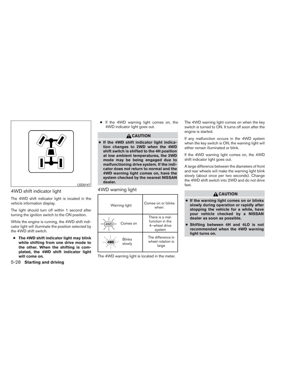 Nissan Titan I 1 owners manual / page 279