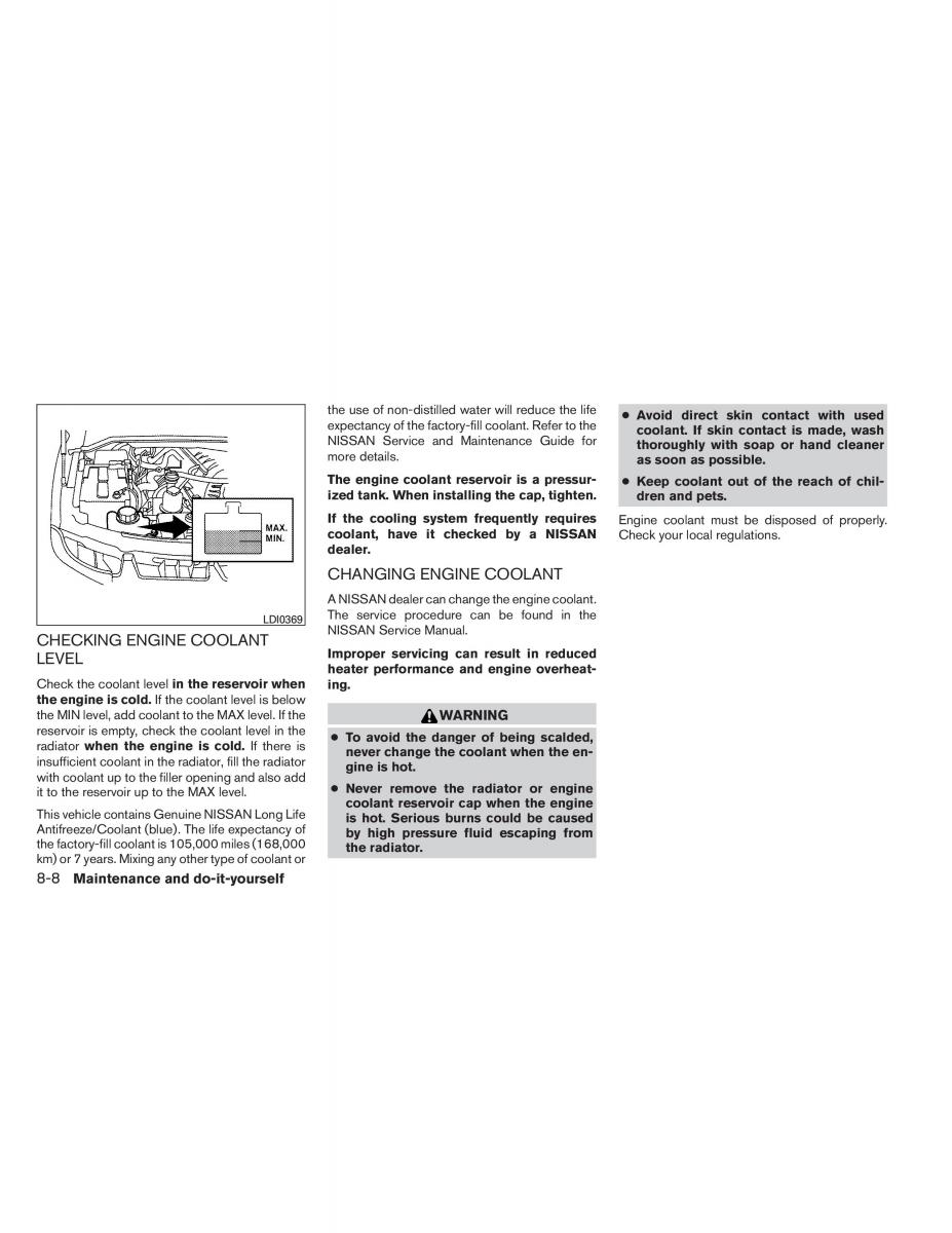 Nissan Titan I 1 owners manual / page 317