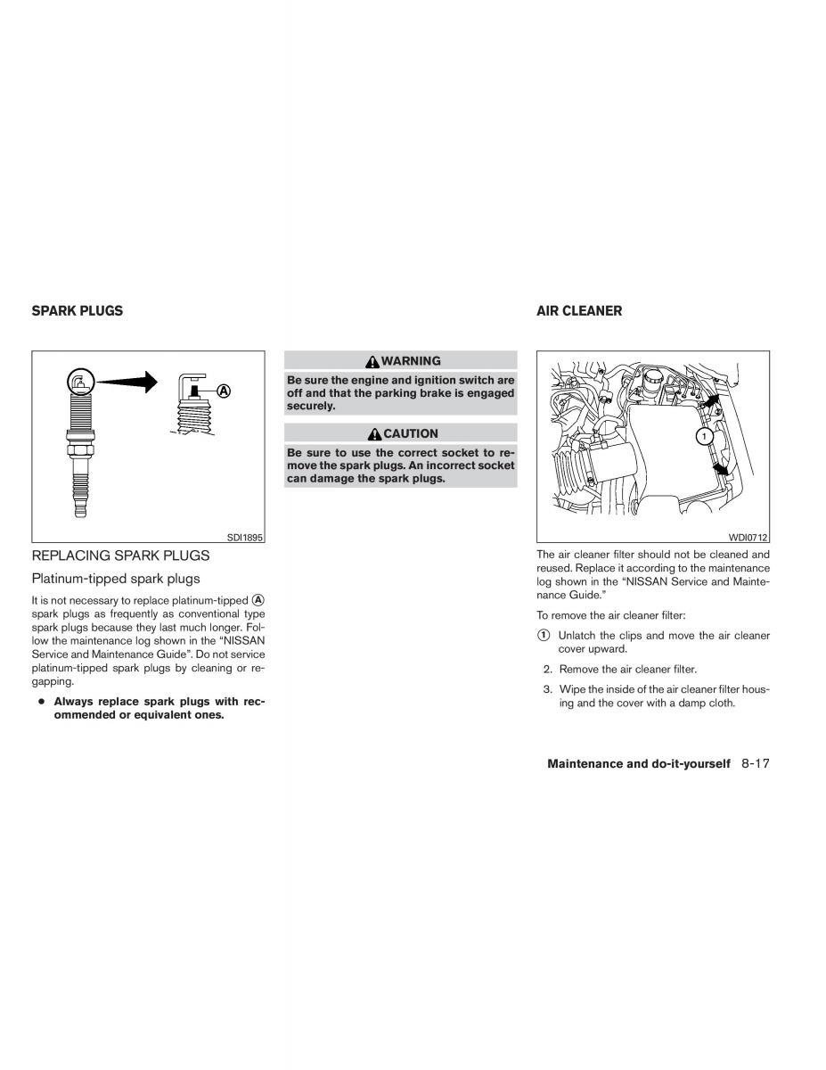 Nissan Titan I 1 owners manual / page 326