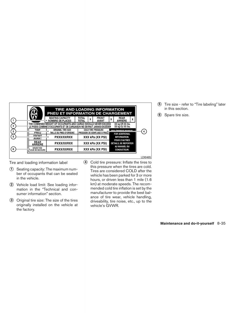 Nissan Titan I 1 owners manual / page 344