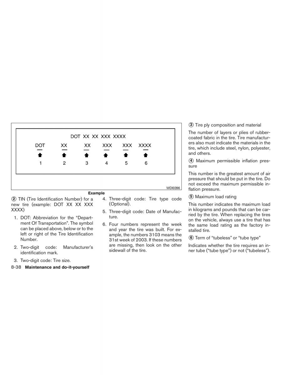 Nissan Titan I 1 owners manual / page 347