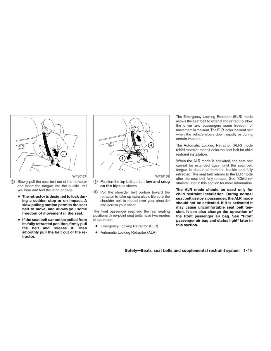 Nissan Titan I 1 owners manual / page 36