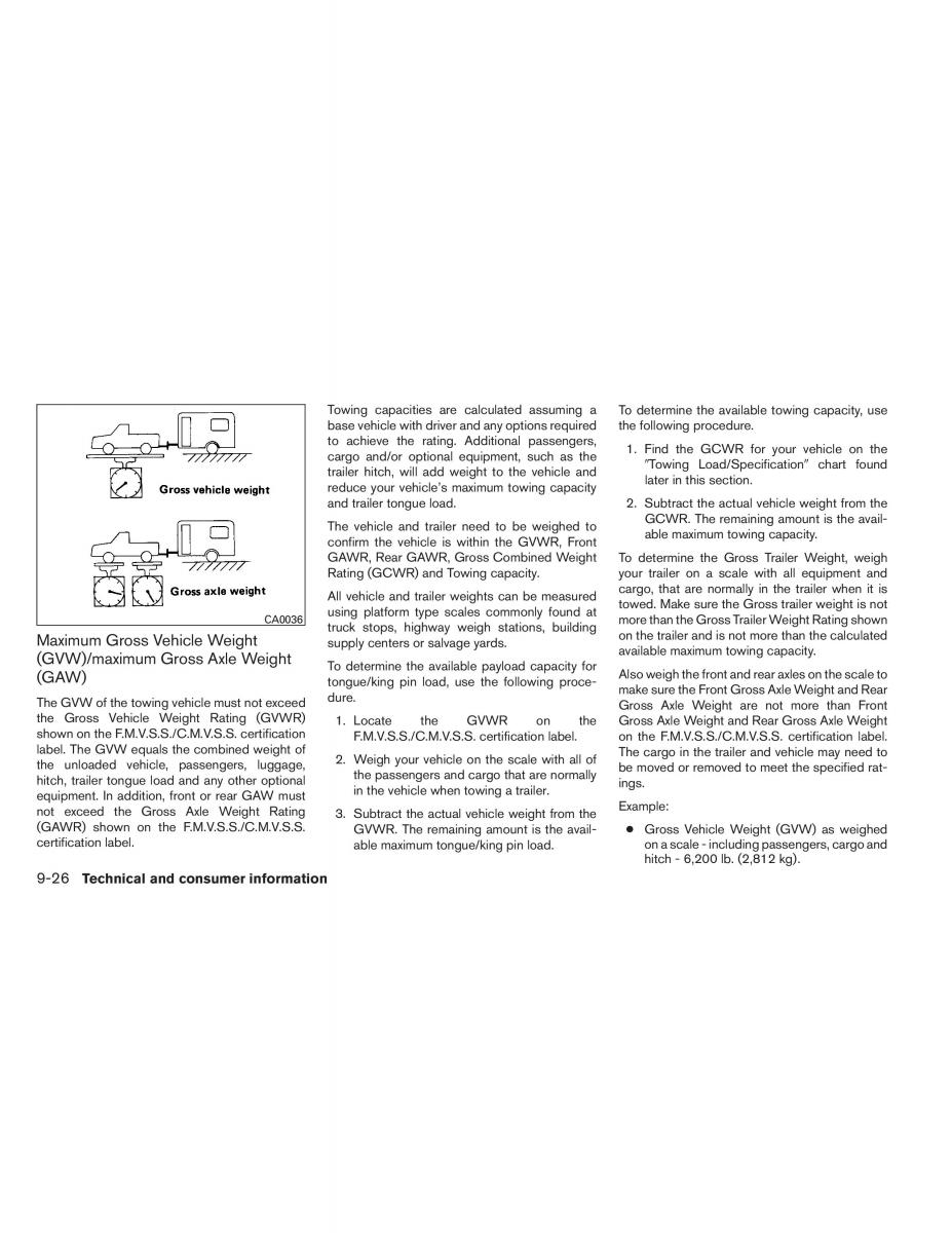 Nissan Titan I 1 owners manual / page 379