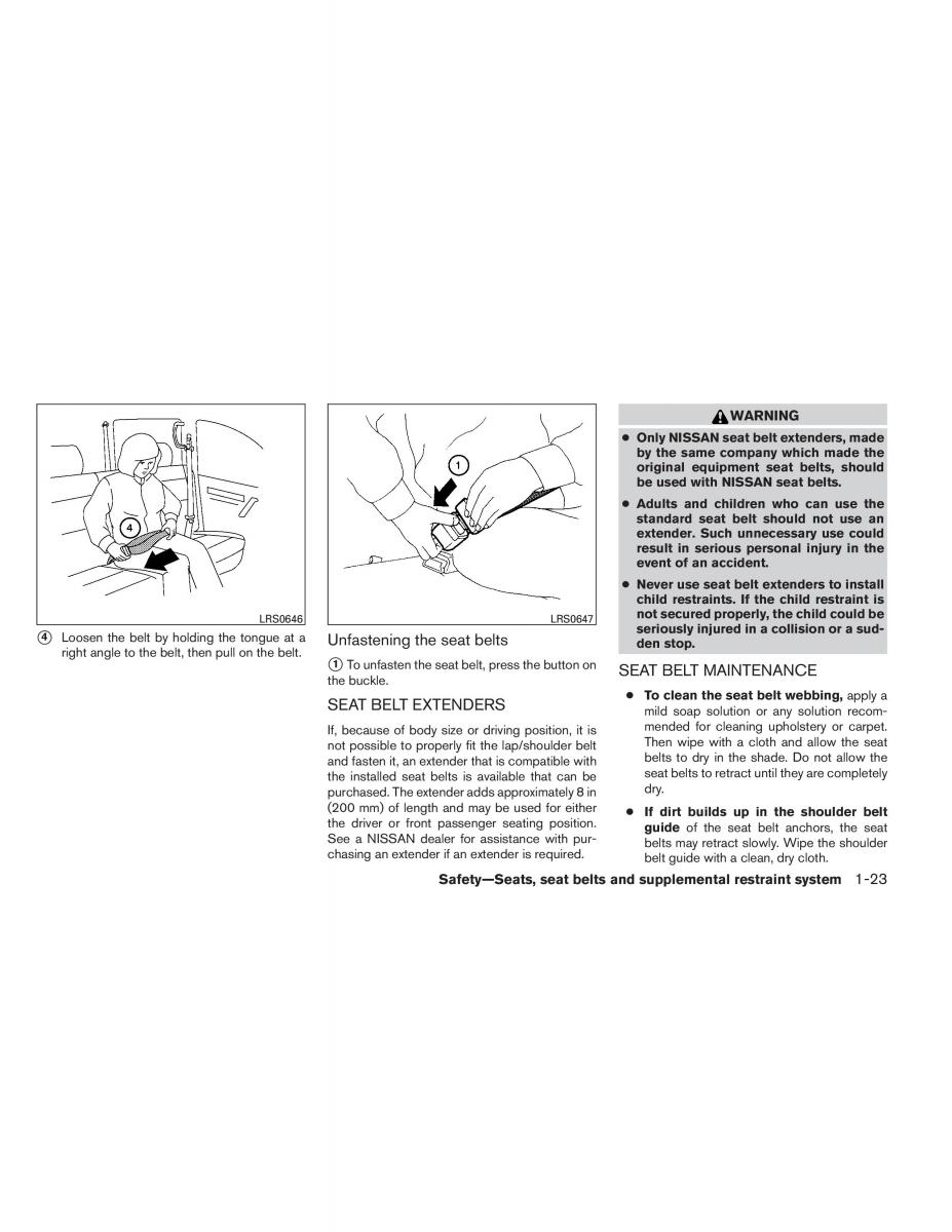 Nissan Titan I 1 owners manual / page 40