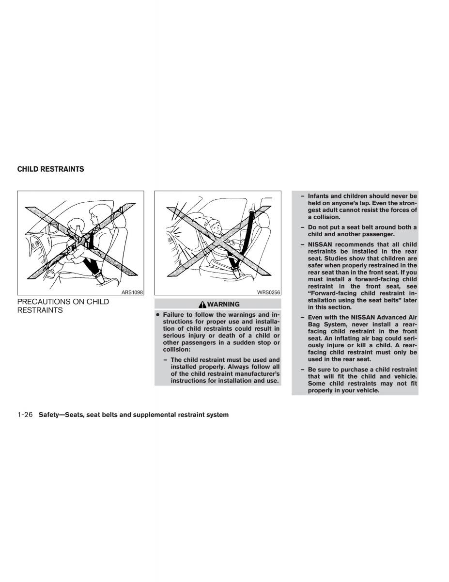 Nissan Titan I 1 owners manual / page 43