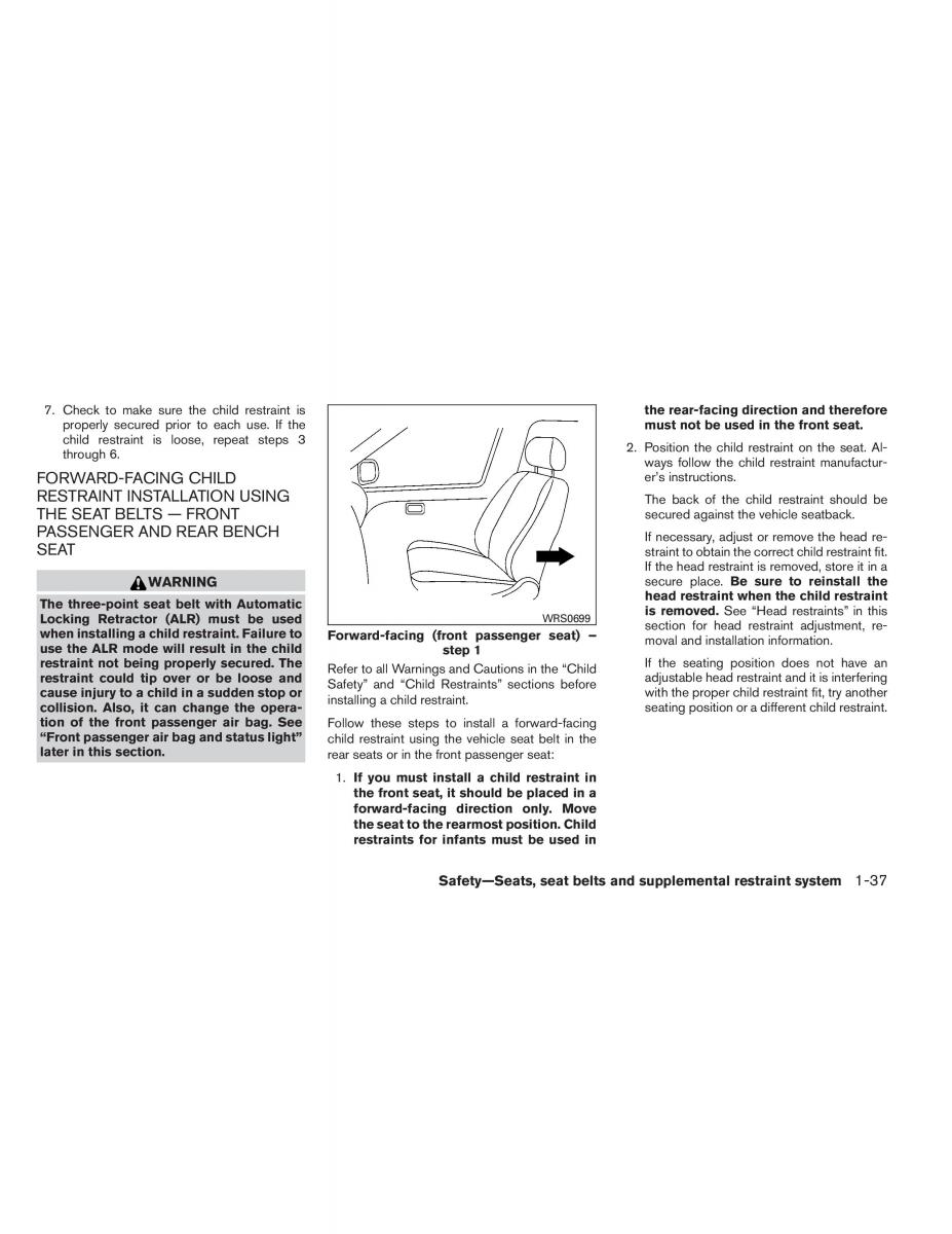 Nissan Titan I 1 owners manual / page 54