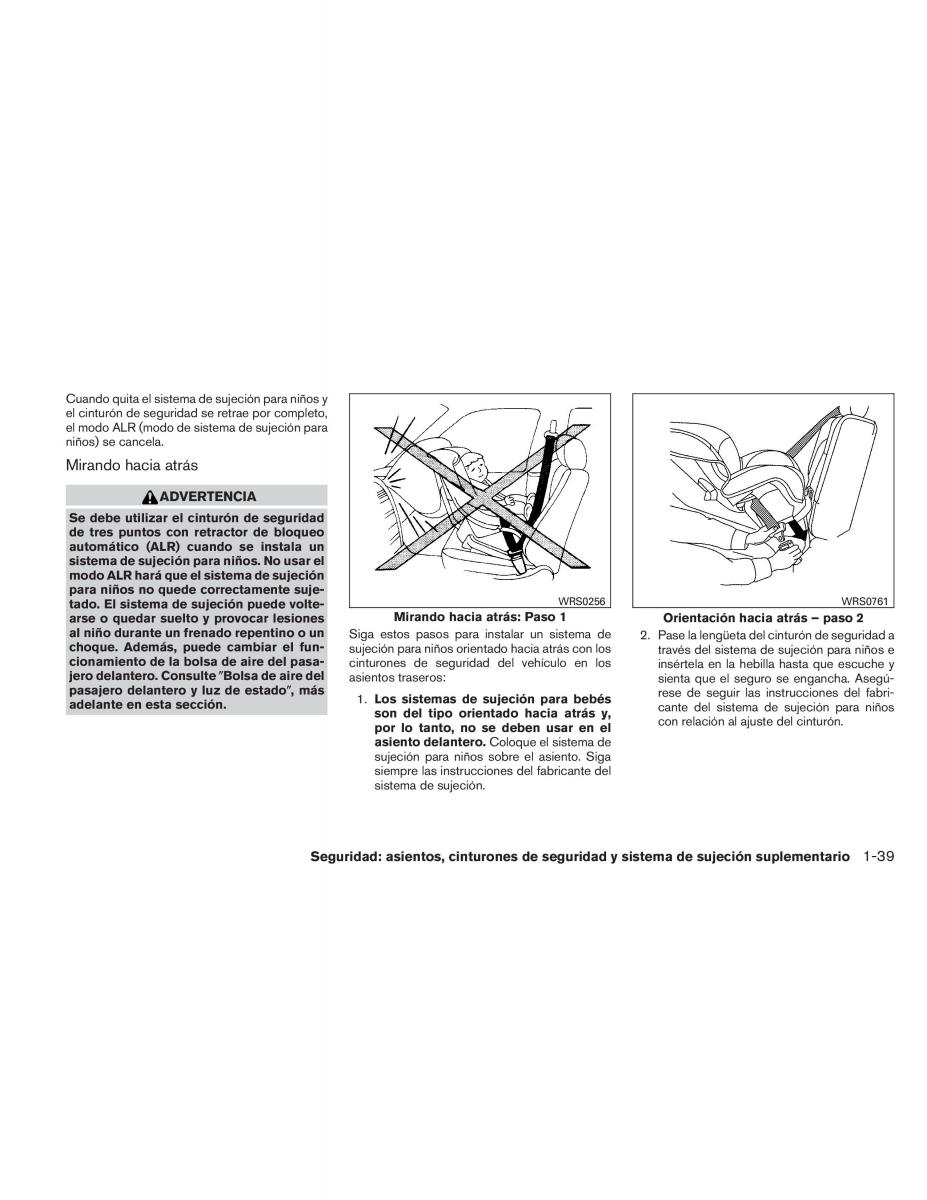 Nissan Titan I 1 manual del propietario / page 57