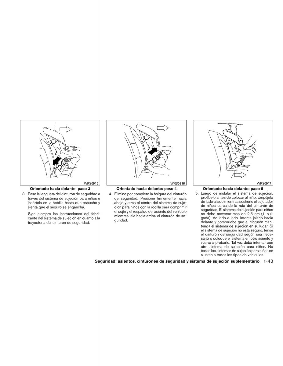 Nissan Titan I 1 manual del propietario / page 61