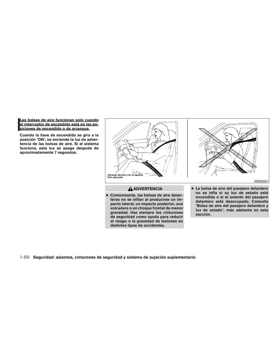 Nissan Titan I 1 manual del propietario / page 68