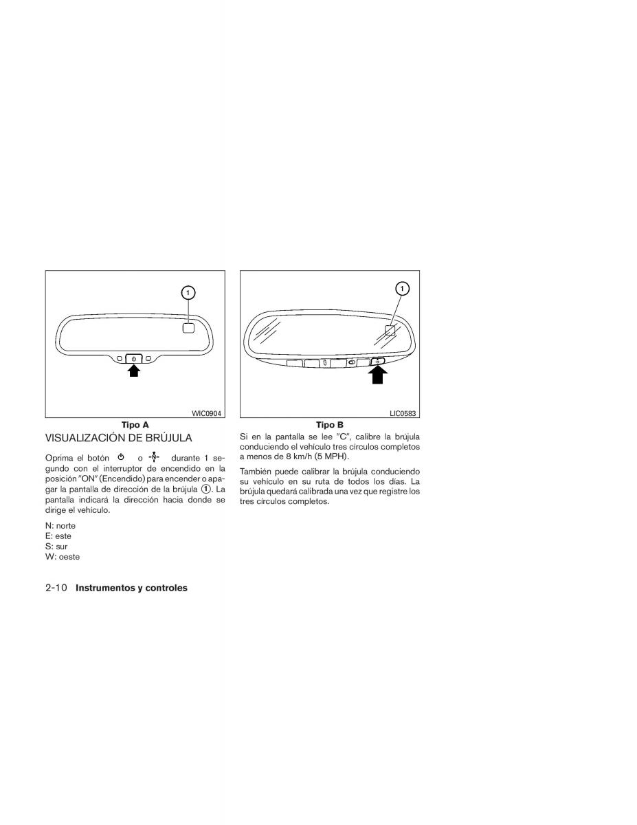 Nissan Titan I 1 manual del propietario / page 98