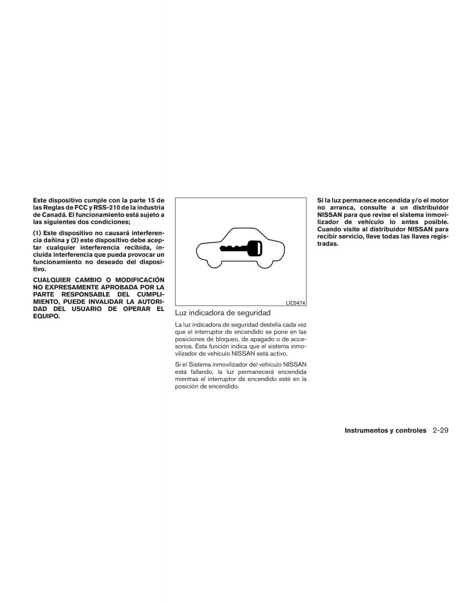 Nissan Titan I 1 manual del propietario / page 117