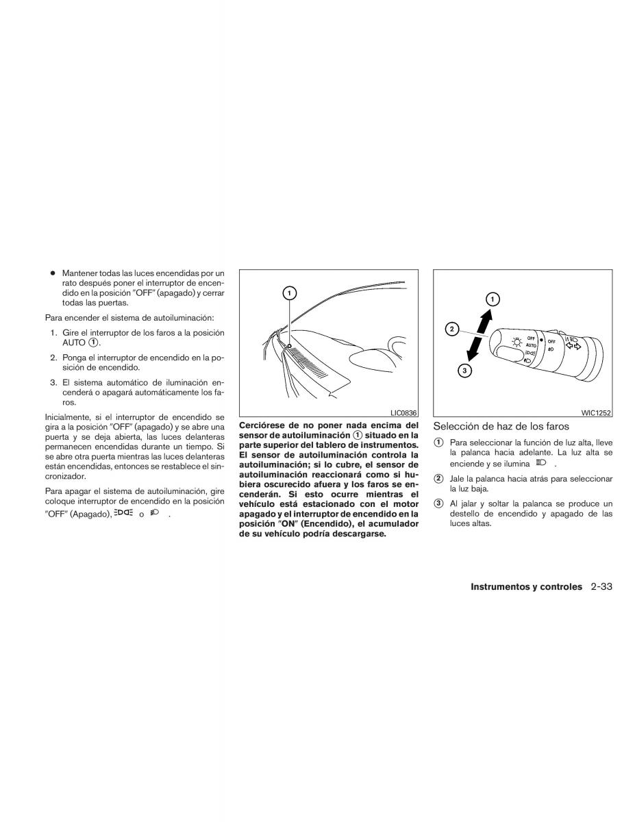 Nissan Titan I 1 manual del propietario / page 121