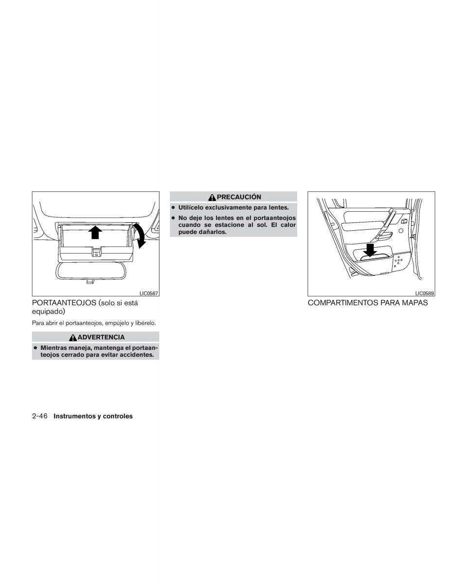 Nissan Titan I 1 manual del propietario / page 134