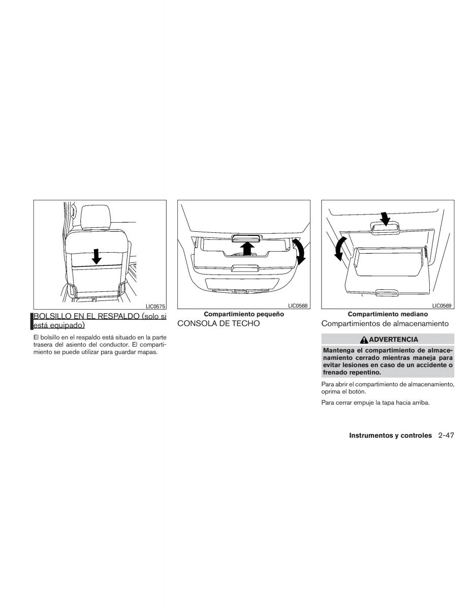 Nissan Titan I 1 manual del propietario / page 135