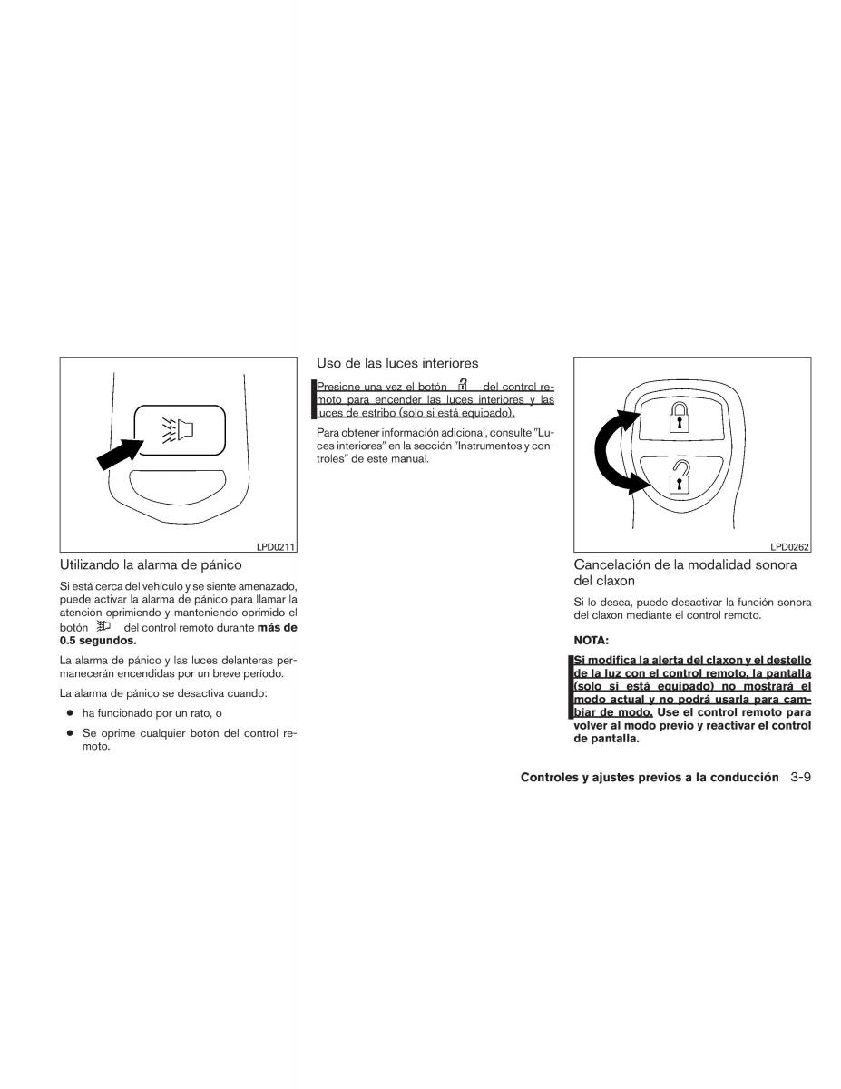 Nissan Titan I 1 manual del propietario / page 161