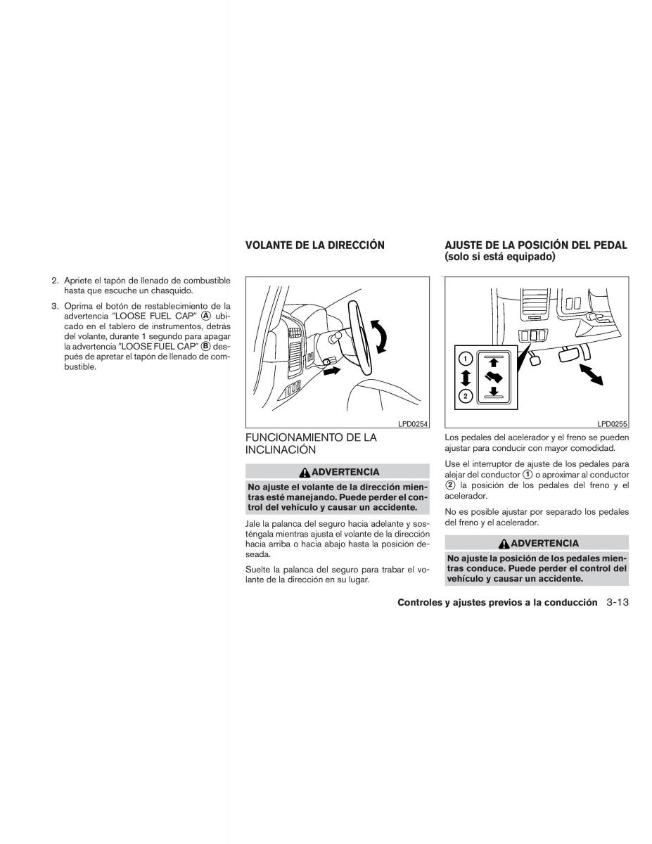 Nissan Titan I 1 manual del propietario / page 165