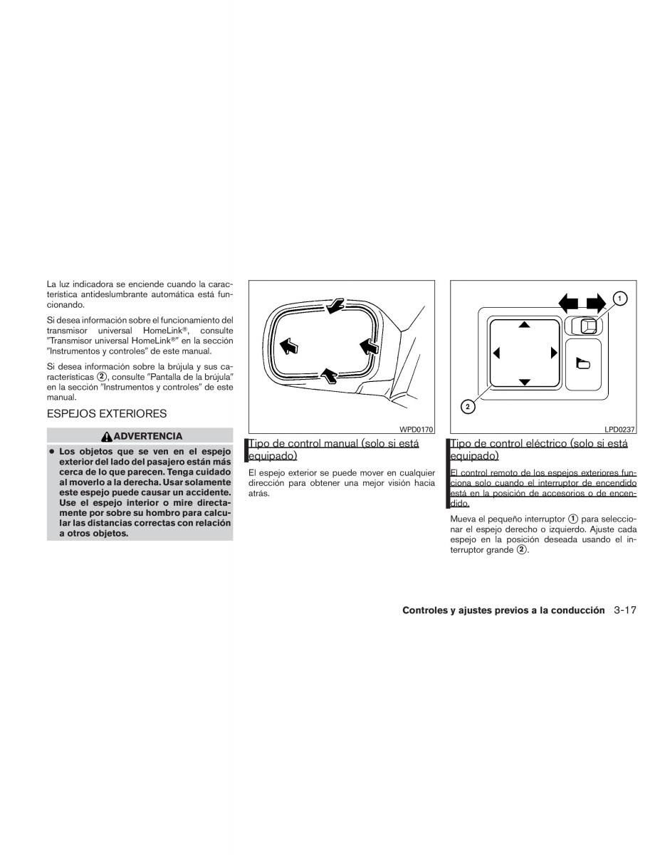 Nissan Titan I 1 manual del propietario / page 169