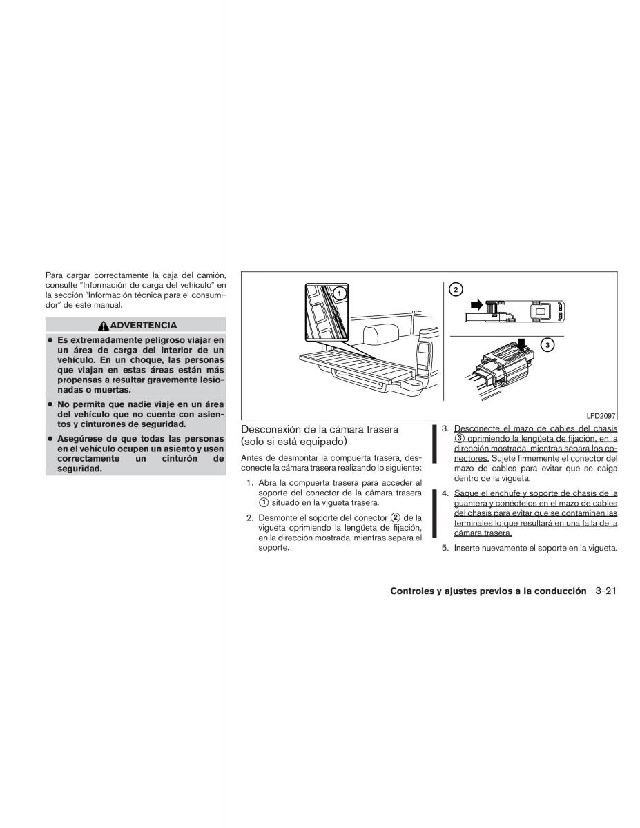 Nissan Titan I 1 manual del propietario / page 173