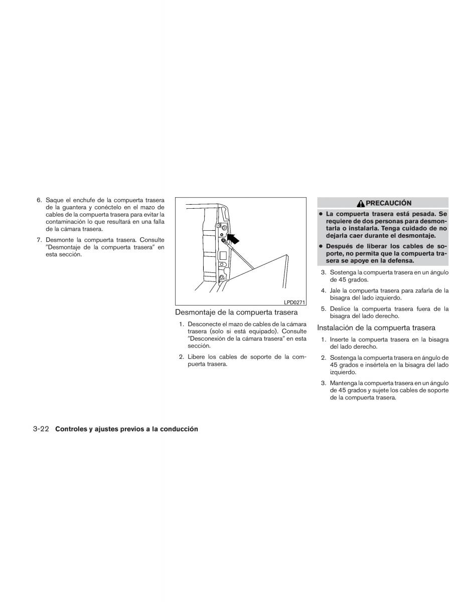 Nissan Titan I 1 manual del propietario / page 174