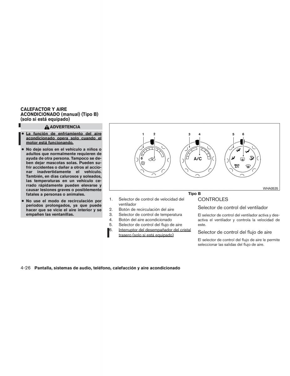 Nissan Titan I 1 manual del propietario / page 206