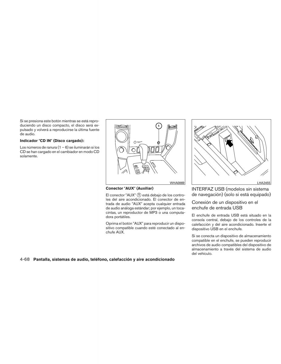 Nissan Titan I 1 manual del propietario / page 248