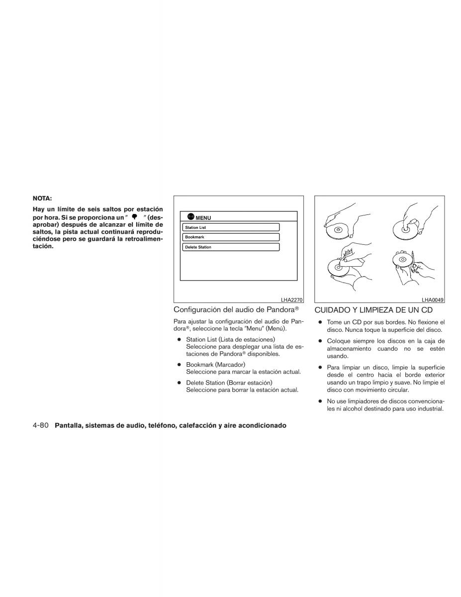 Nissan Titan I 1 manual del propietario / page 260